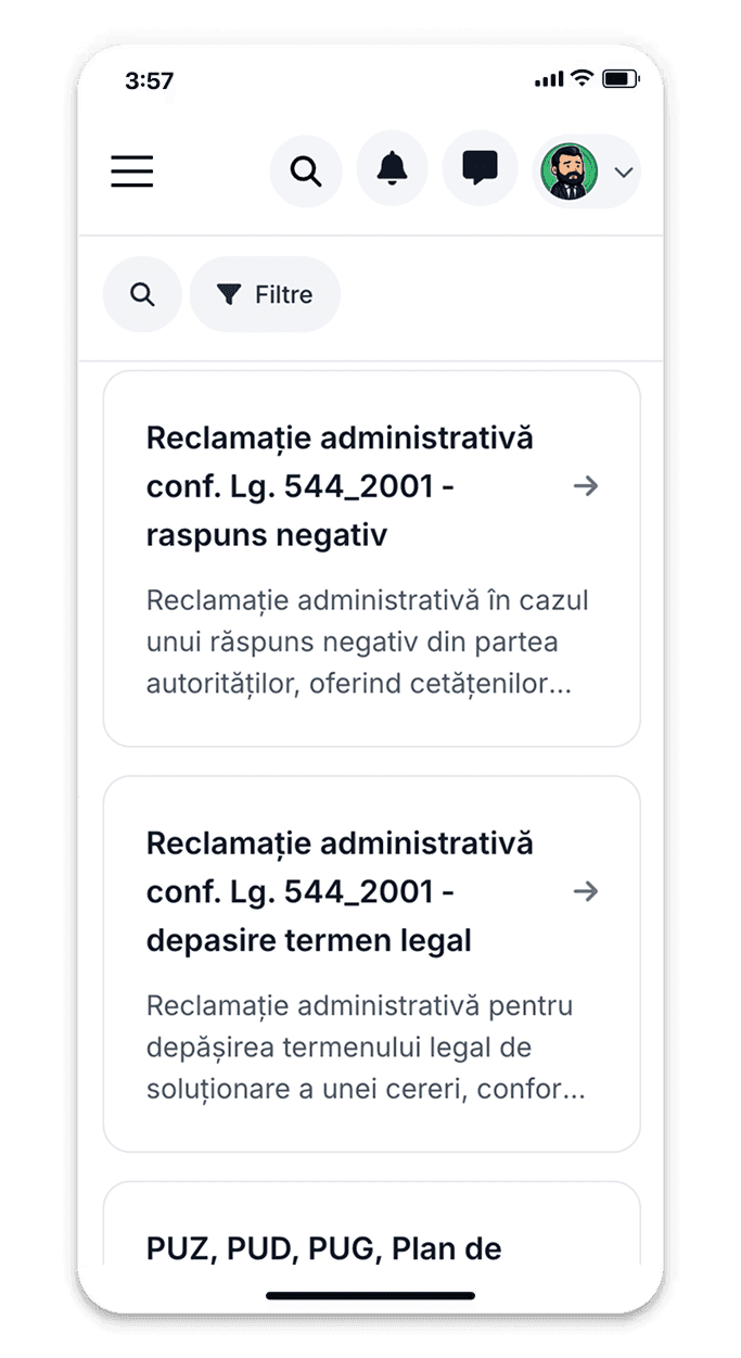 Patrimony management screenshot