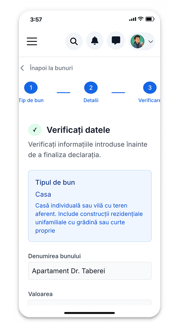 Declaration management system